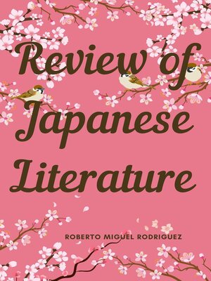 cover image of Review of Japanese Literature